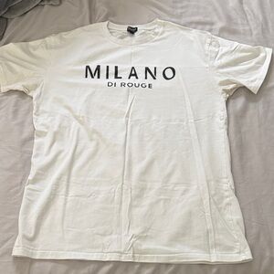 Milano Di Rouge Classic White Tee